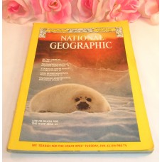 National Geographic Magazine January 1976 Volume 149 No.1 Moses Haiti Harp Seal